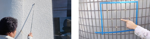 表面からは見えない劣化を見抜く「熟練の診断力」