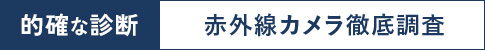的確な診断 赤外線カメラ徹底調査