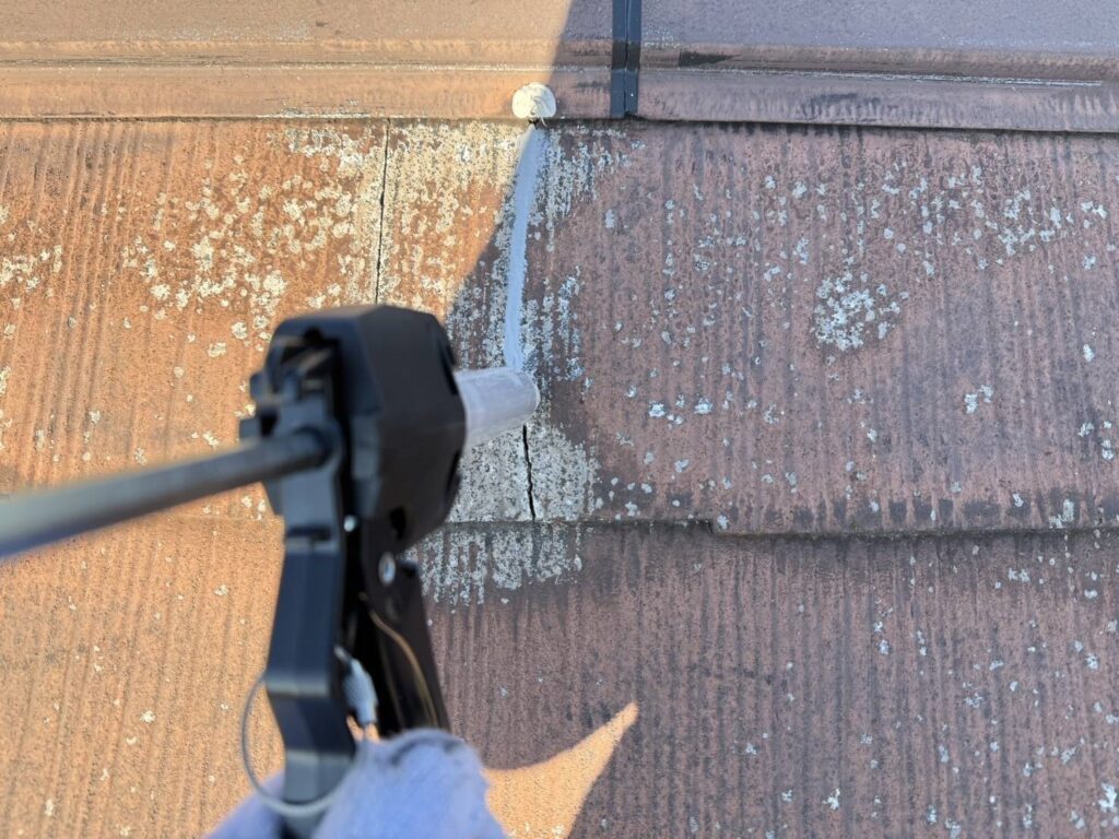 下地処理(クラック補修)