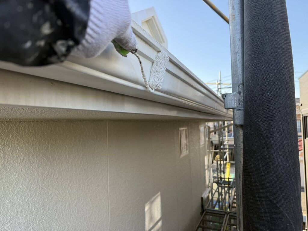 塗装１回目(横樋)