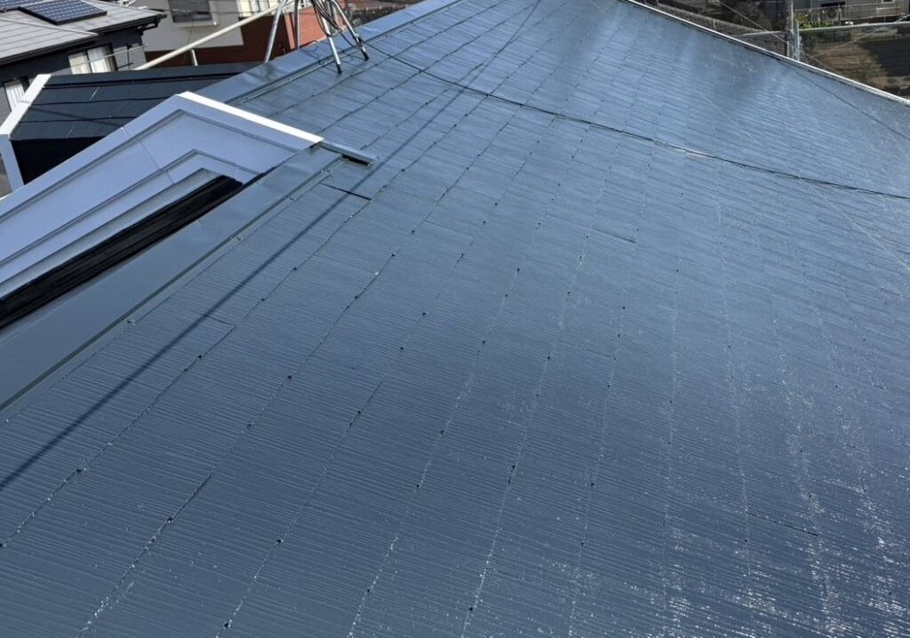 屋根塗装完了