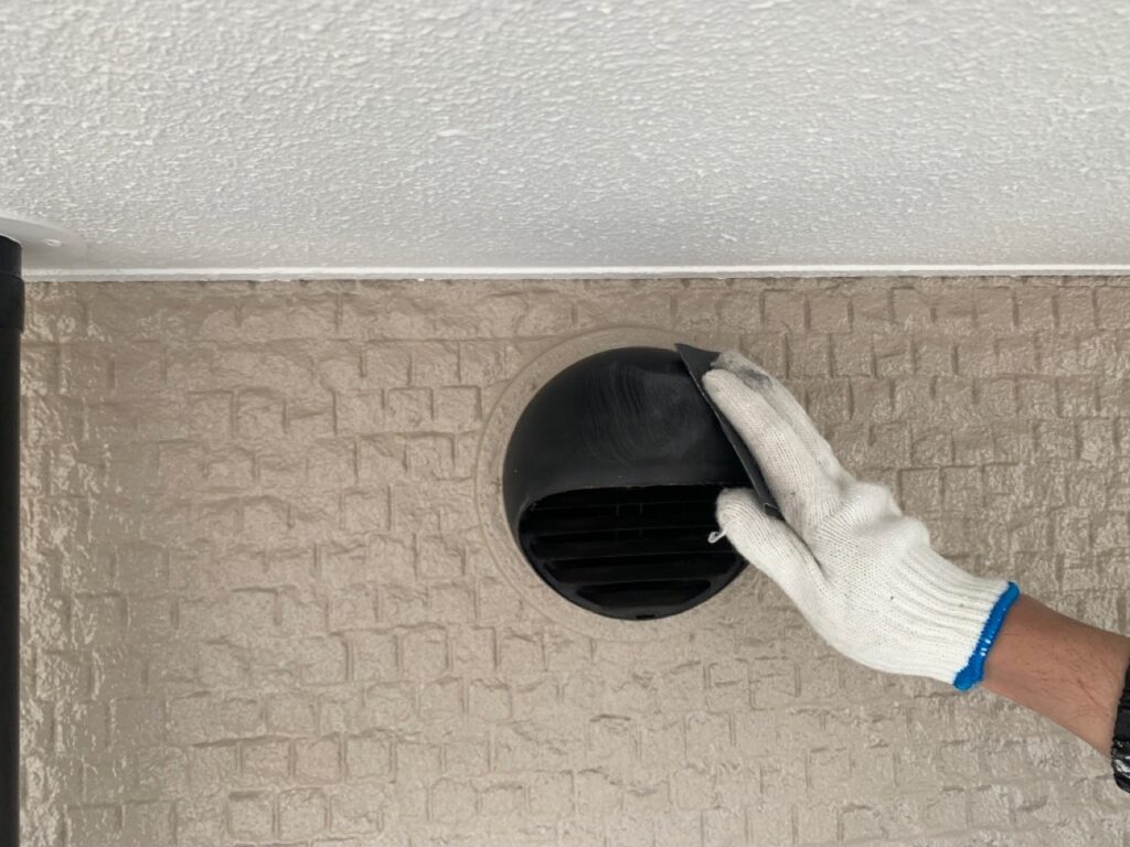 換気口研磨