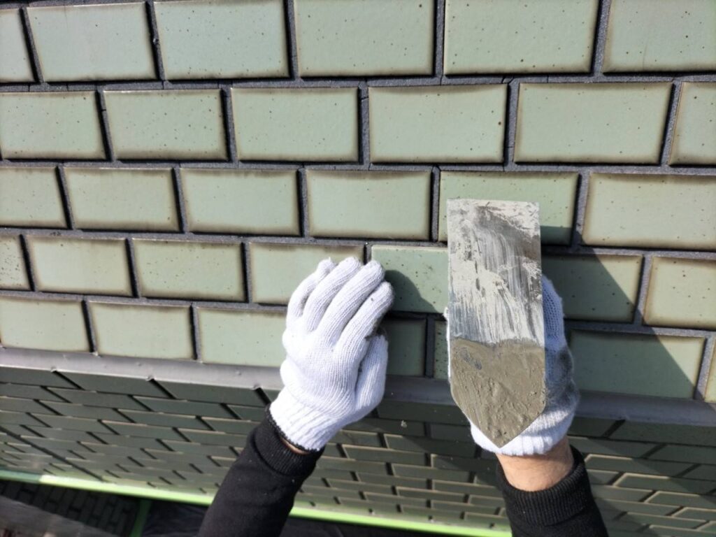 新規タイル貼り