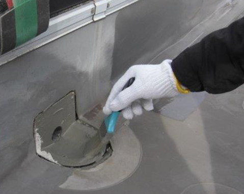 ドレン周り下地処理