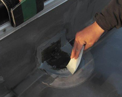 ドレン周りシール処理