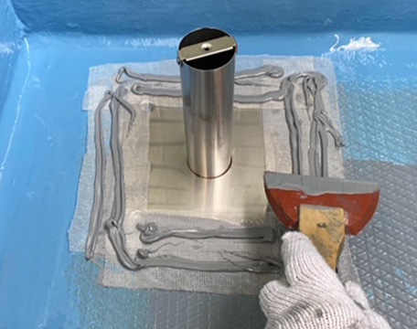 脱気塔取り付け