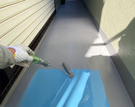 トップコート塗布