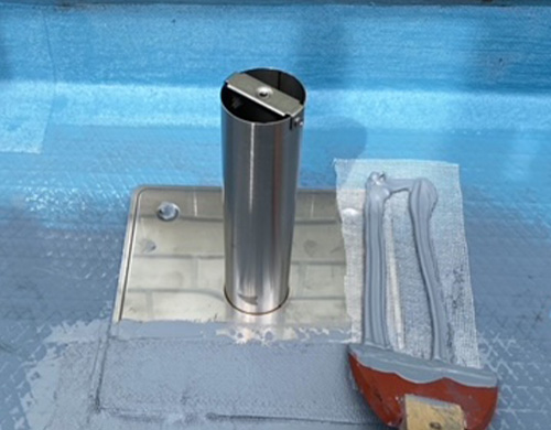 脱気塔取り付け