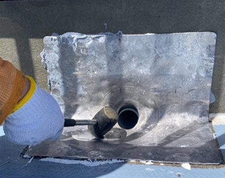 改修用ドレン取り付け