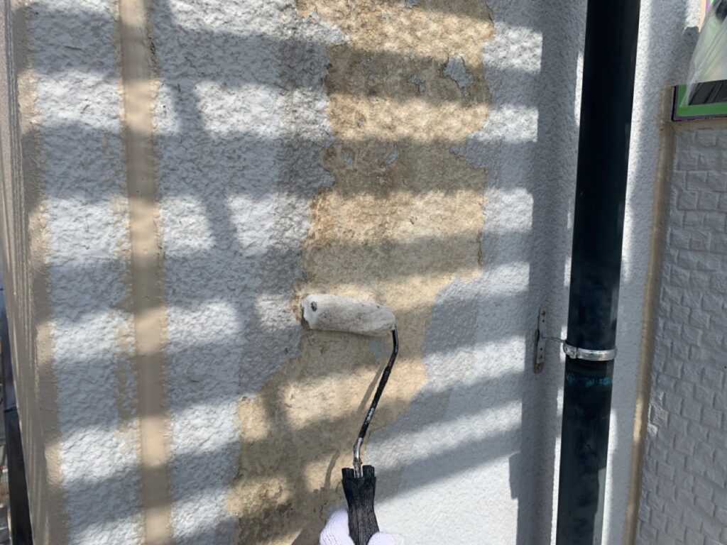 補修部分下塗り