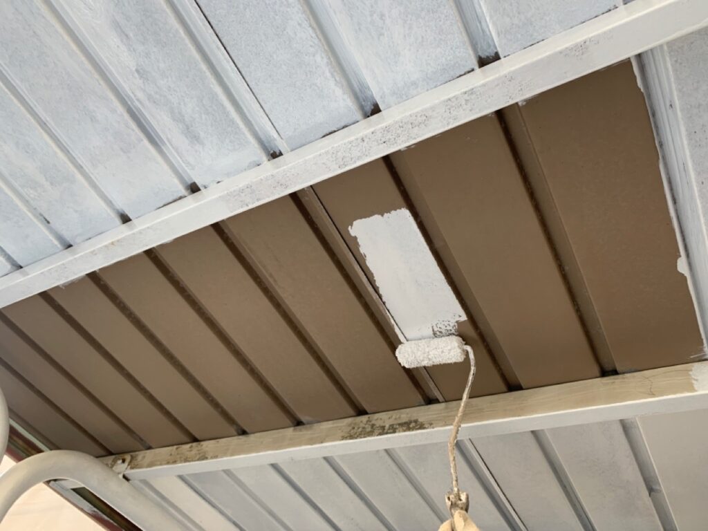 駐輪場サビ止め