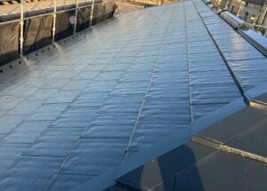 屋根塗装上塗り施工後01