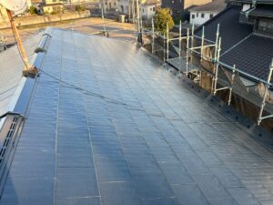 屋根塗装上塗り施工後02