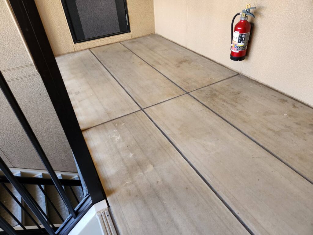 通路床コーキング