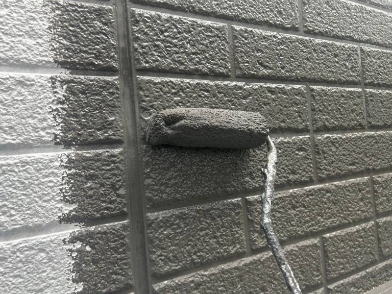 中塗り(1F・腰壁)