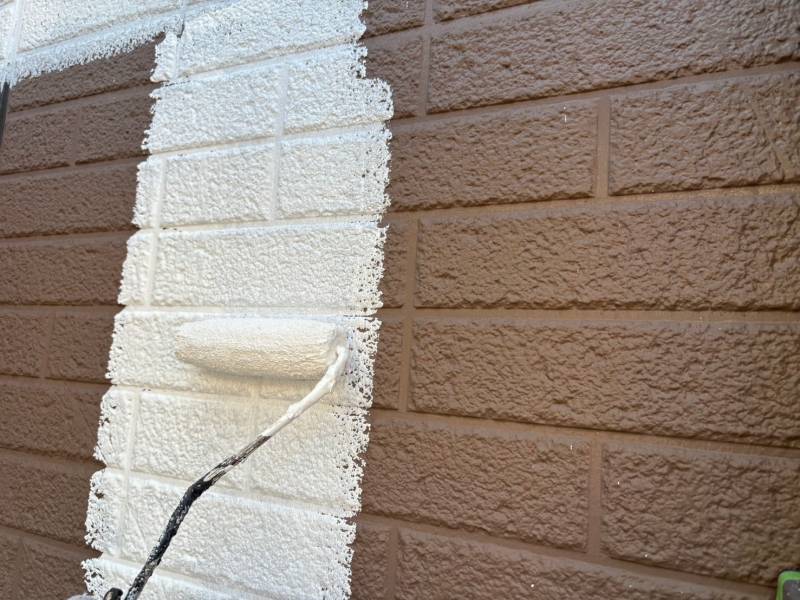 下塗り(1F・腰壁)