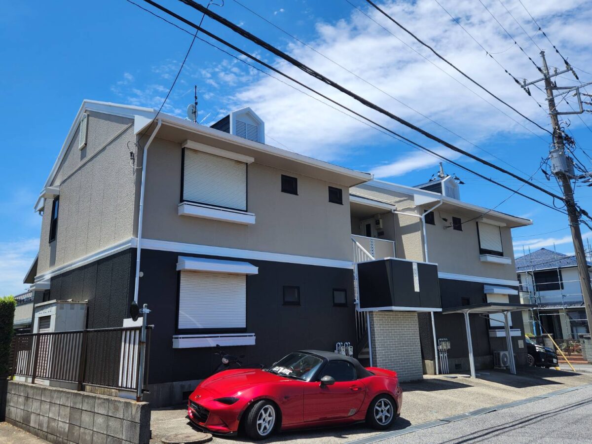 【市原市】千葉県市原市アパート　屋根・外壁塗装