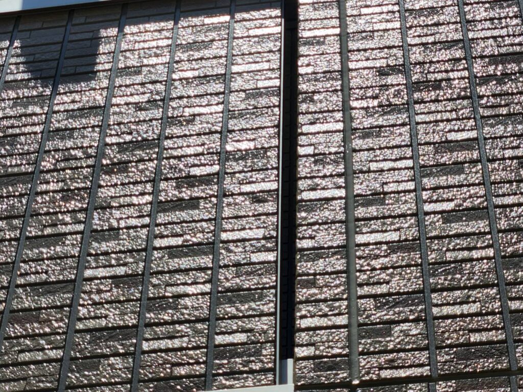 太陽の光で美しく輝く仕上がりとなりました。