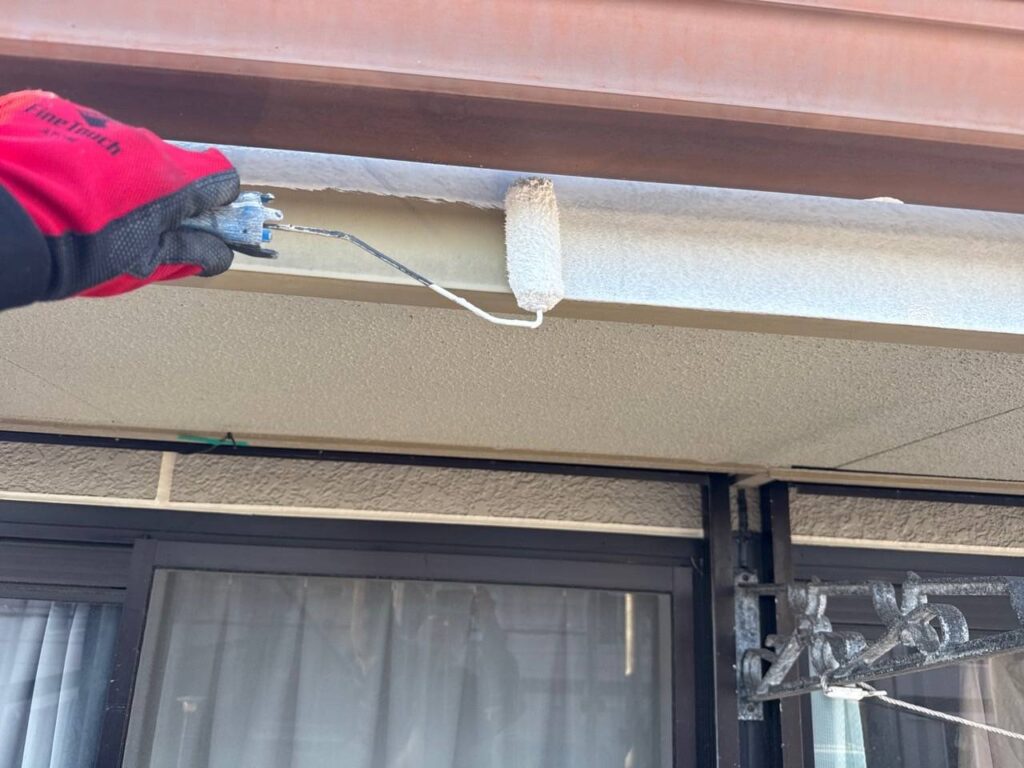 下塗り(鼻隠し)