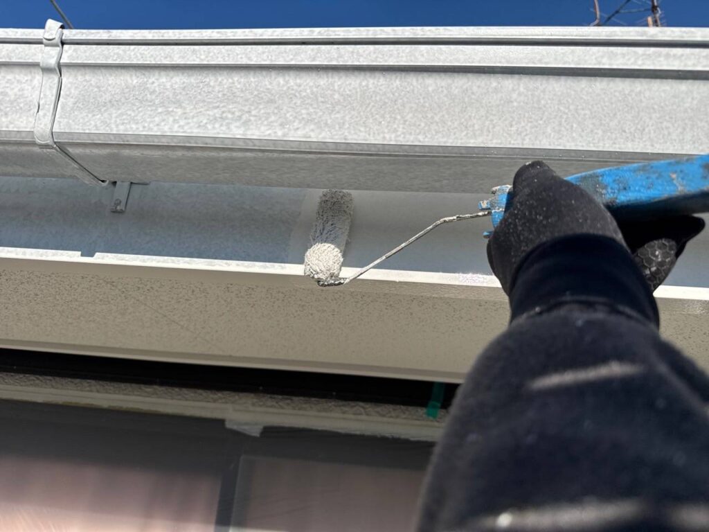 中塗り(鼻隠し)