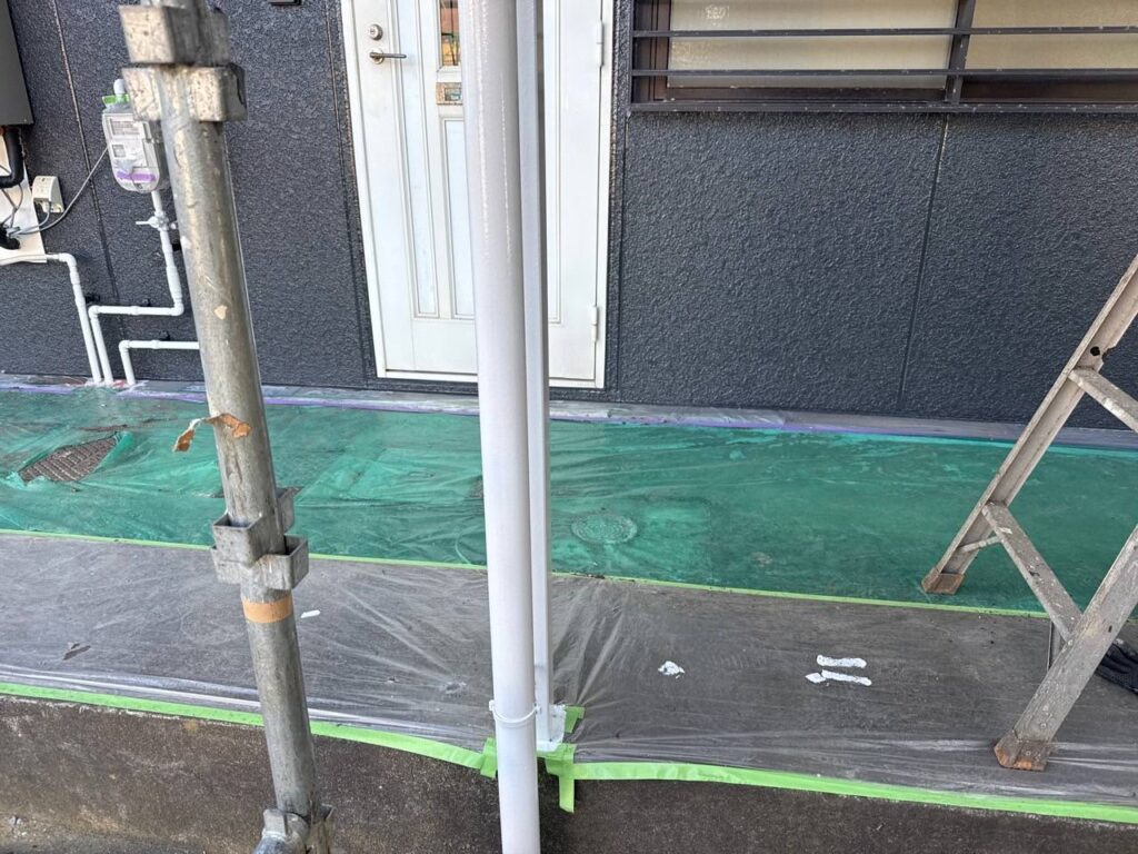 縦樋塗装完了