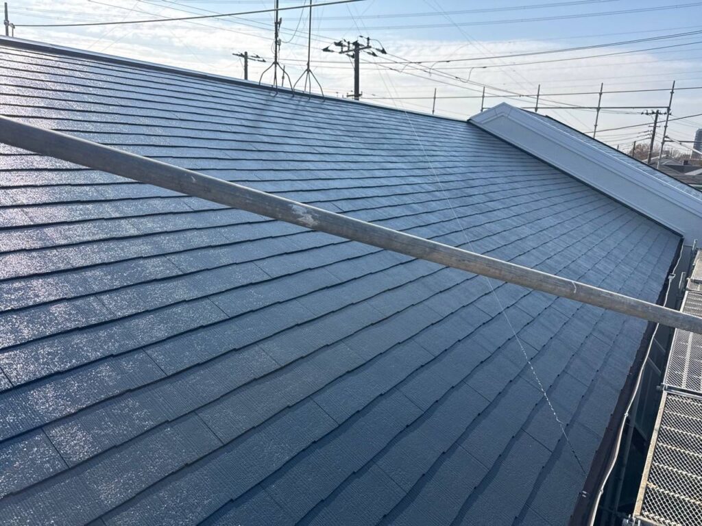 屋根塗装完了