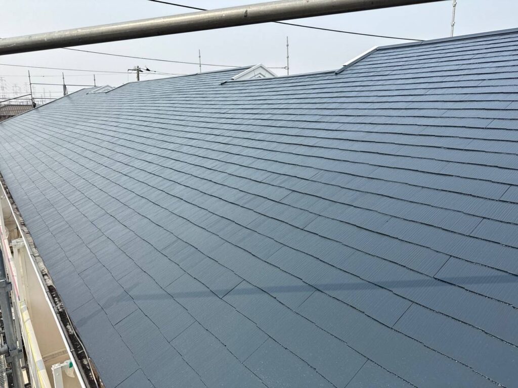 屋根塗装完了