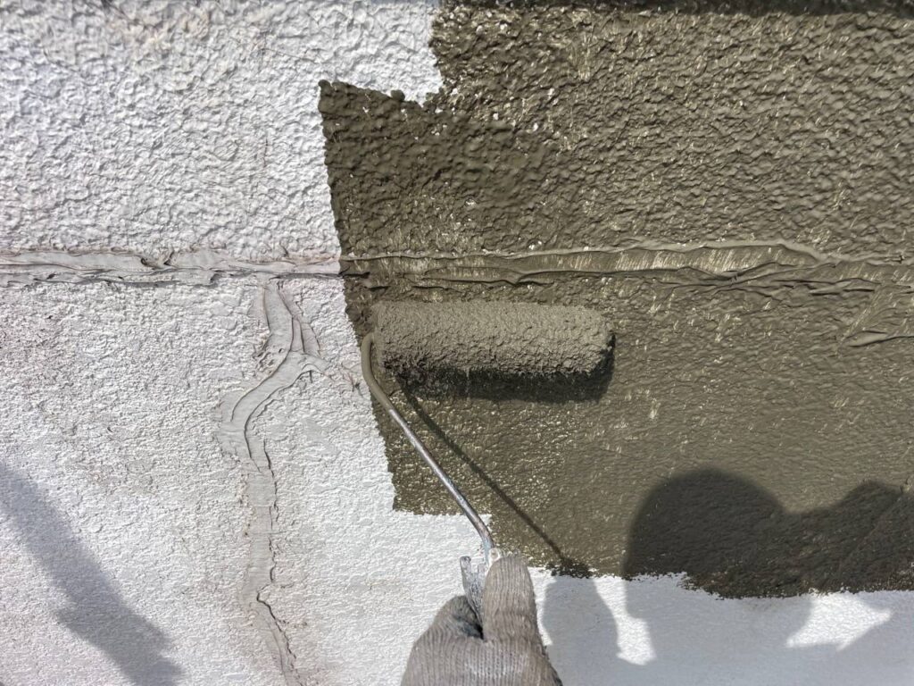 下塗り１回目（ミラクファンド塗布）