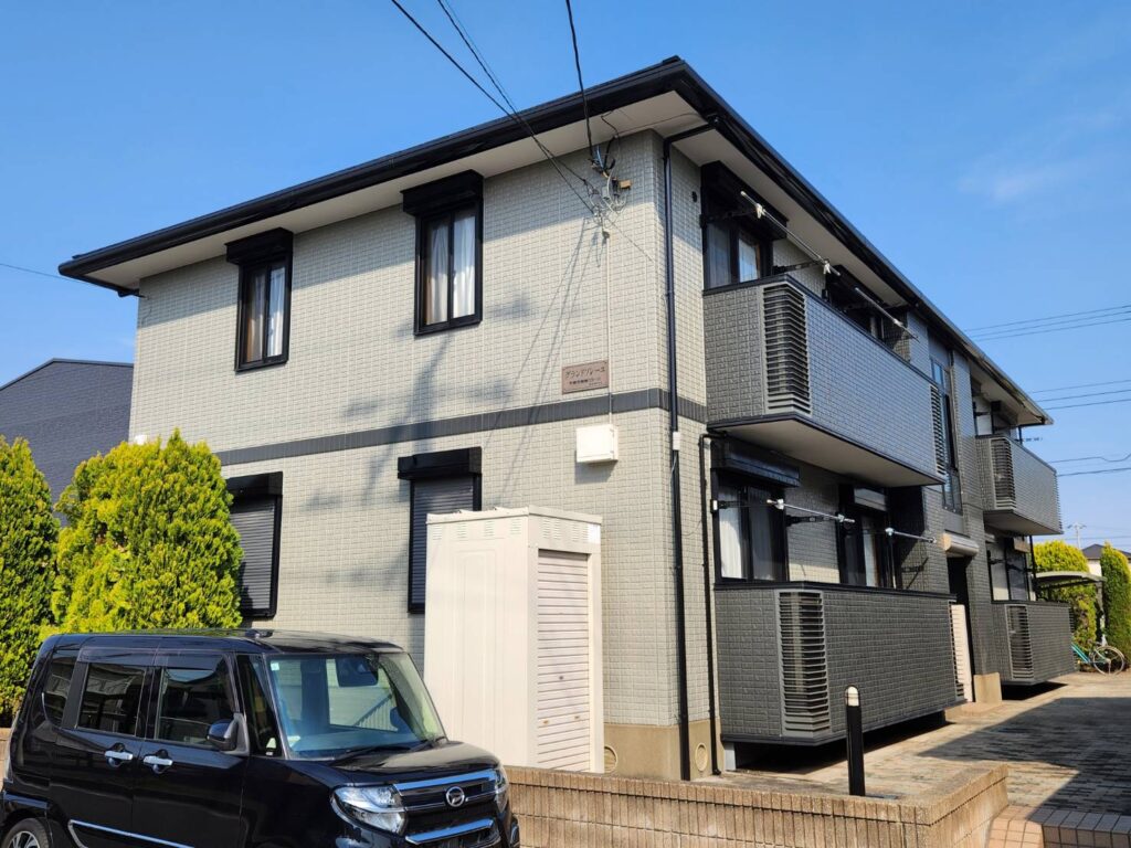 千葉県市原市アパート　屋根・外壁塗装工事完了