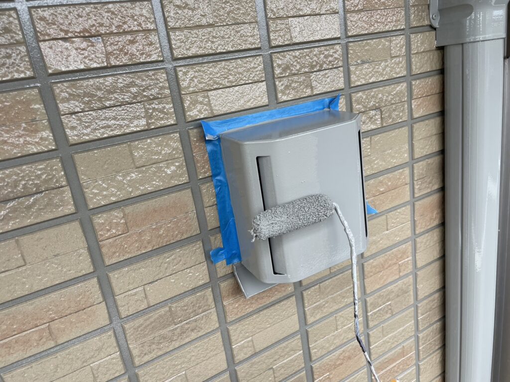 上塗り（換気口）