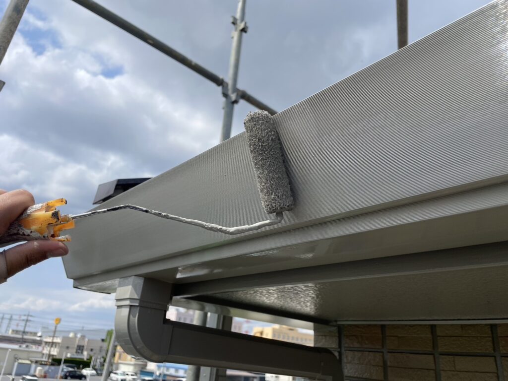 塗装２回目（横樋）