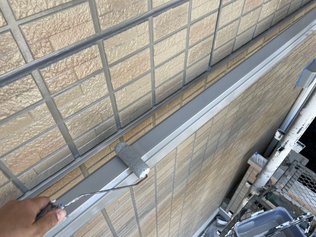 塗装２回目（縦樋）