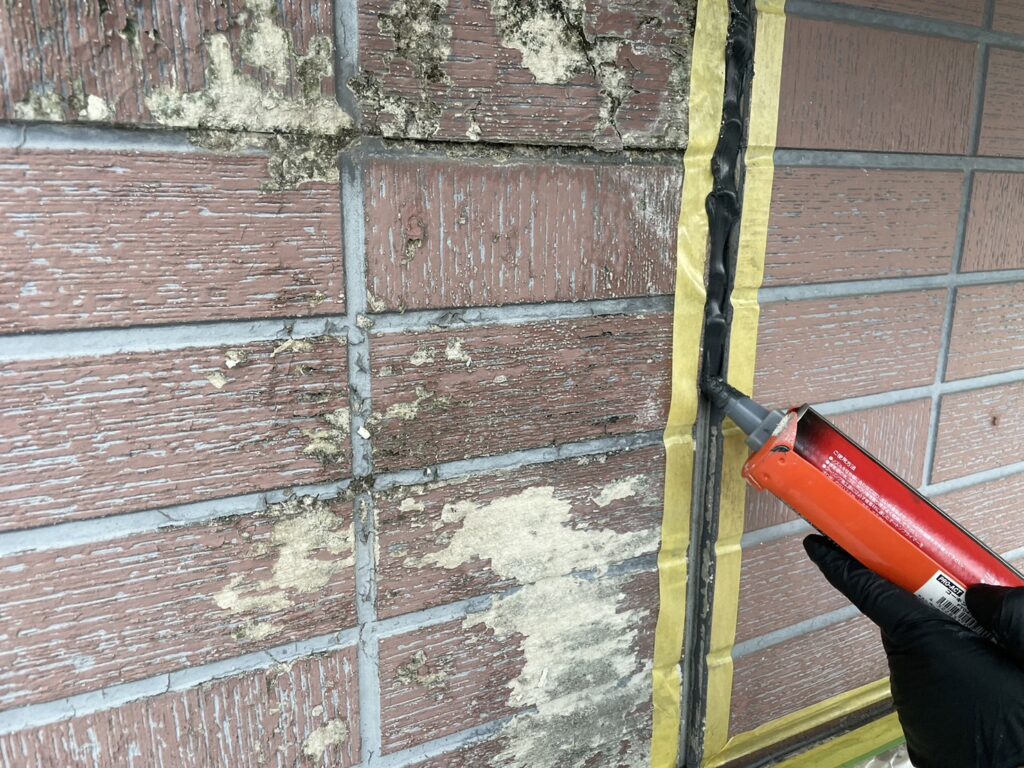 コーキング材打ち込み