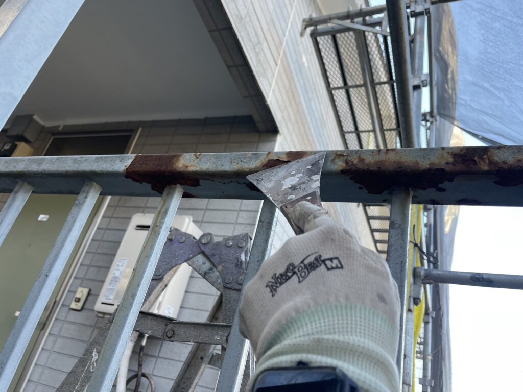 下地処理(ケレン)