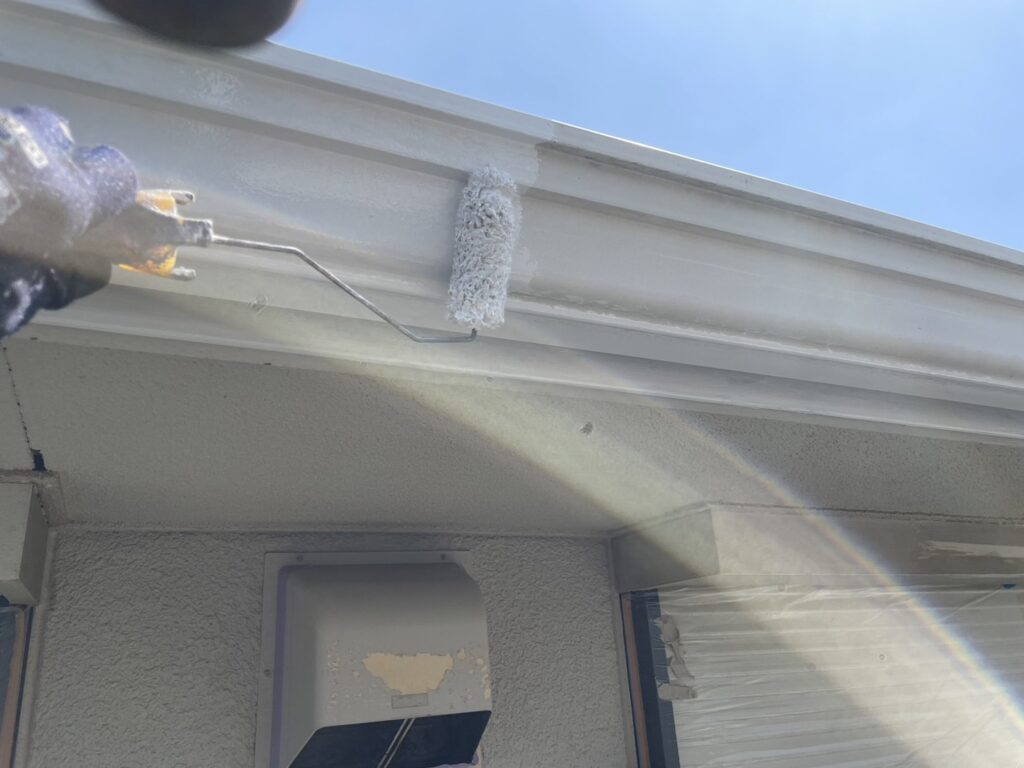 塗装1回目(横樋)