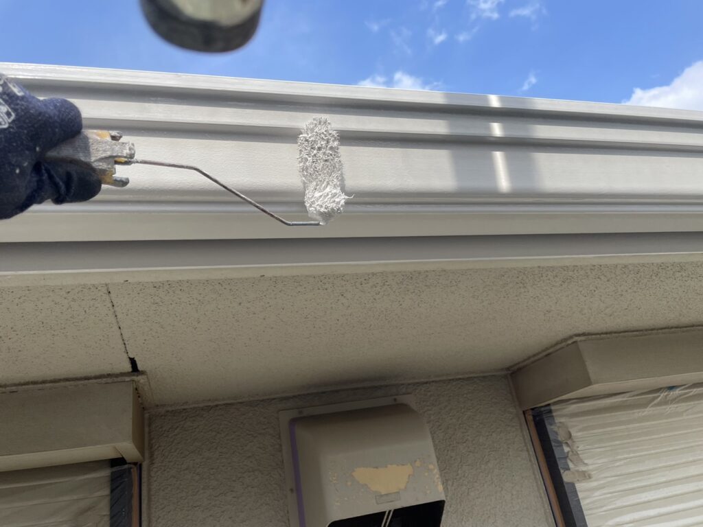 塗装2回目(横樋)