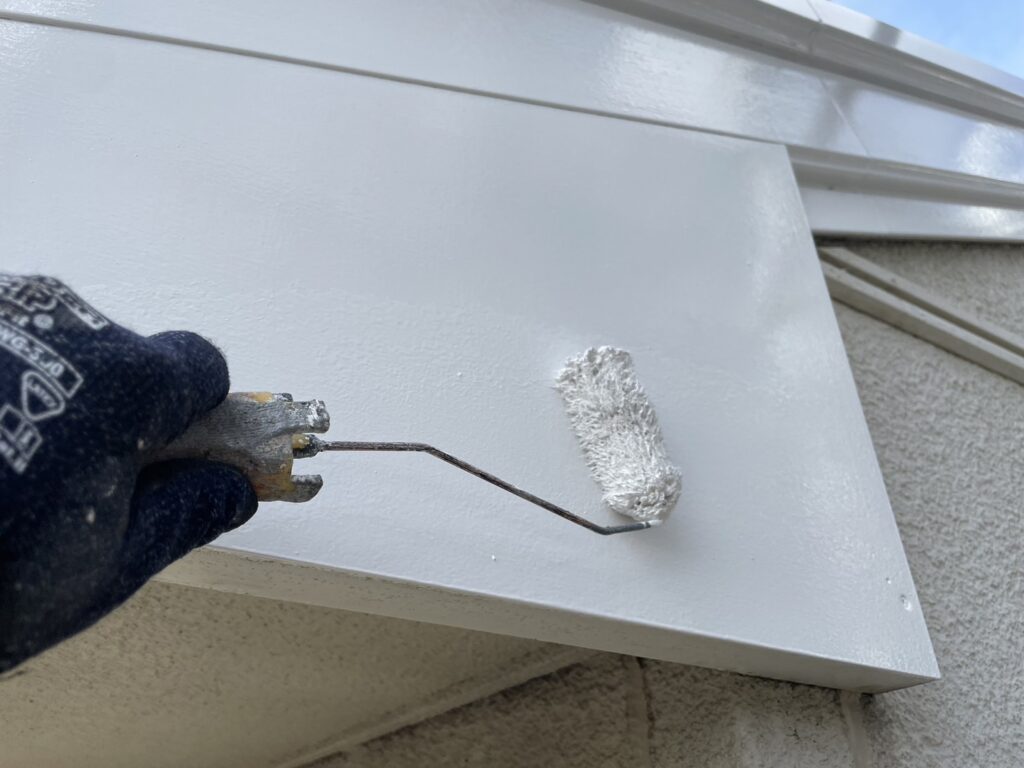 塗装3回目(破風板)