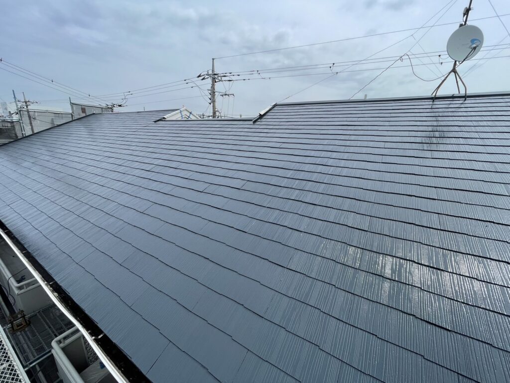 屋根塗装完了