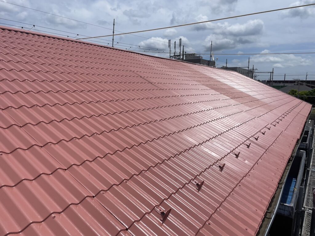 下塗り(錆止め)完了