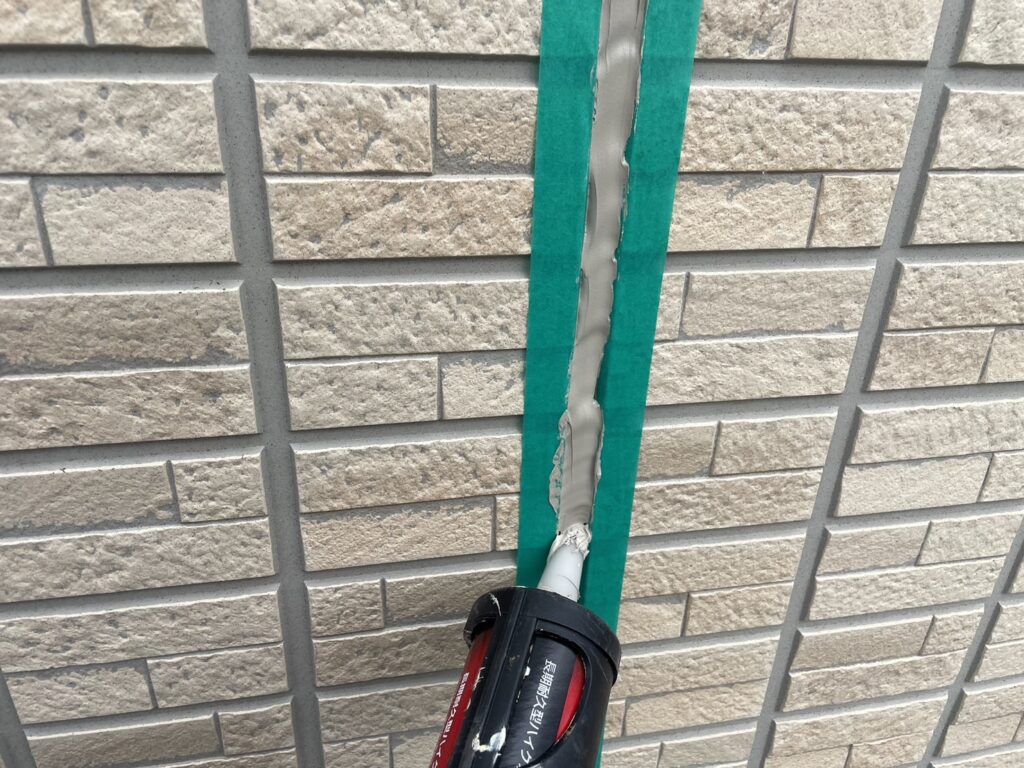 コーキング打ち込み