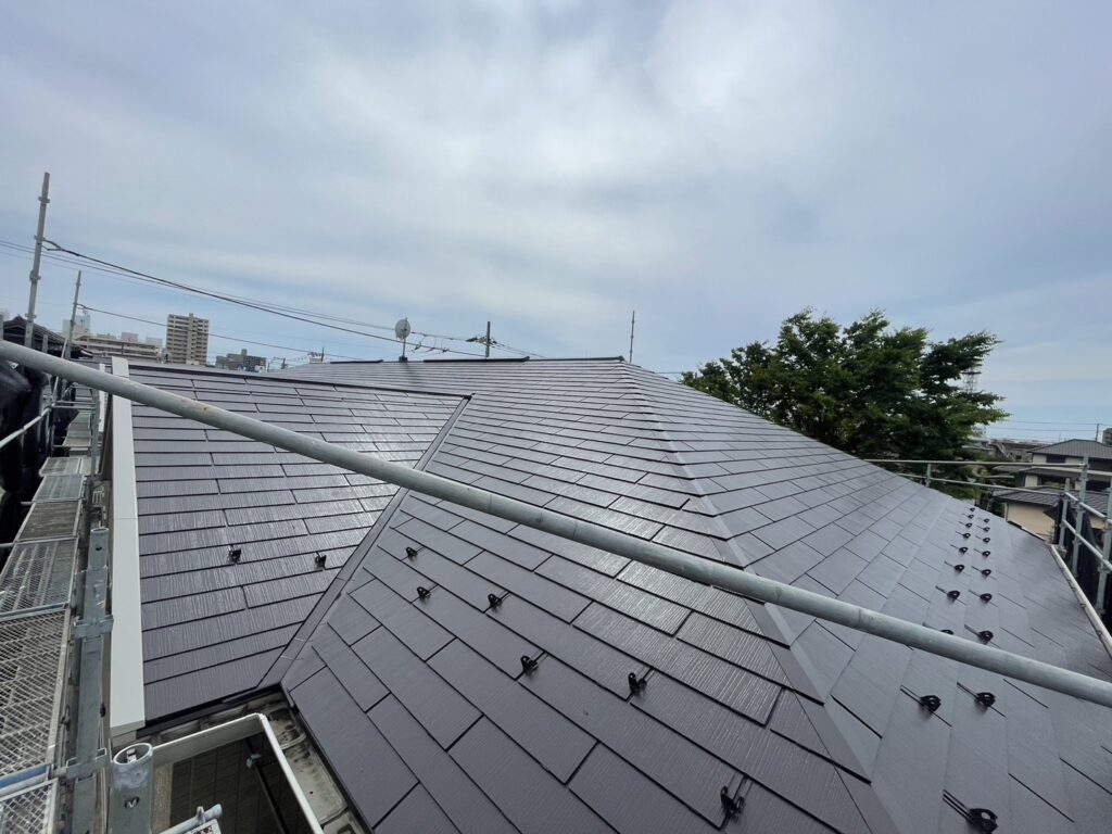 屋根塗装完了