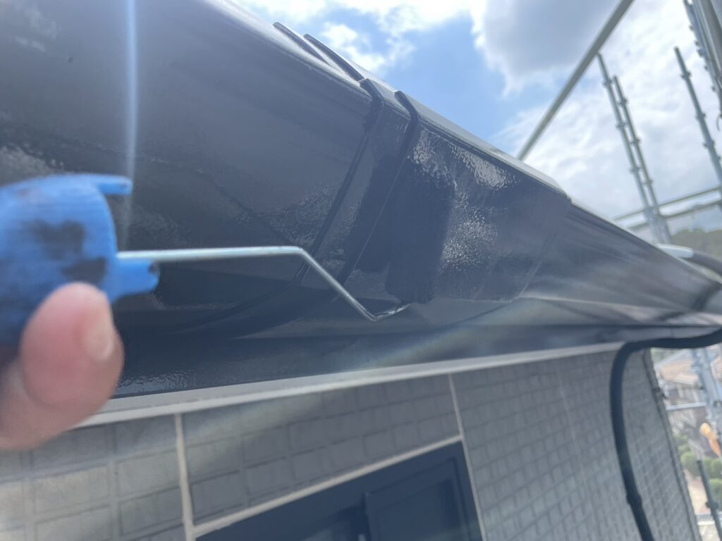 塗装2回目(横樋)