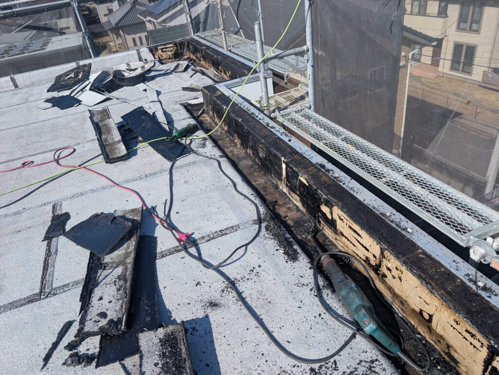 1.既存防水層撤去