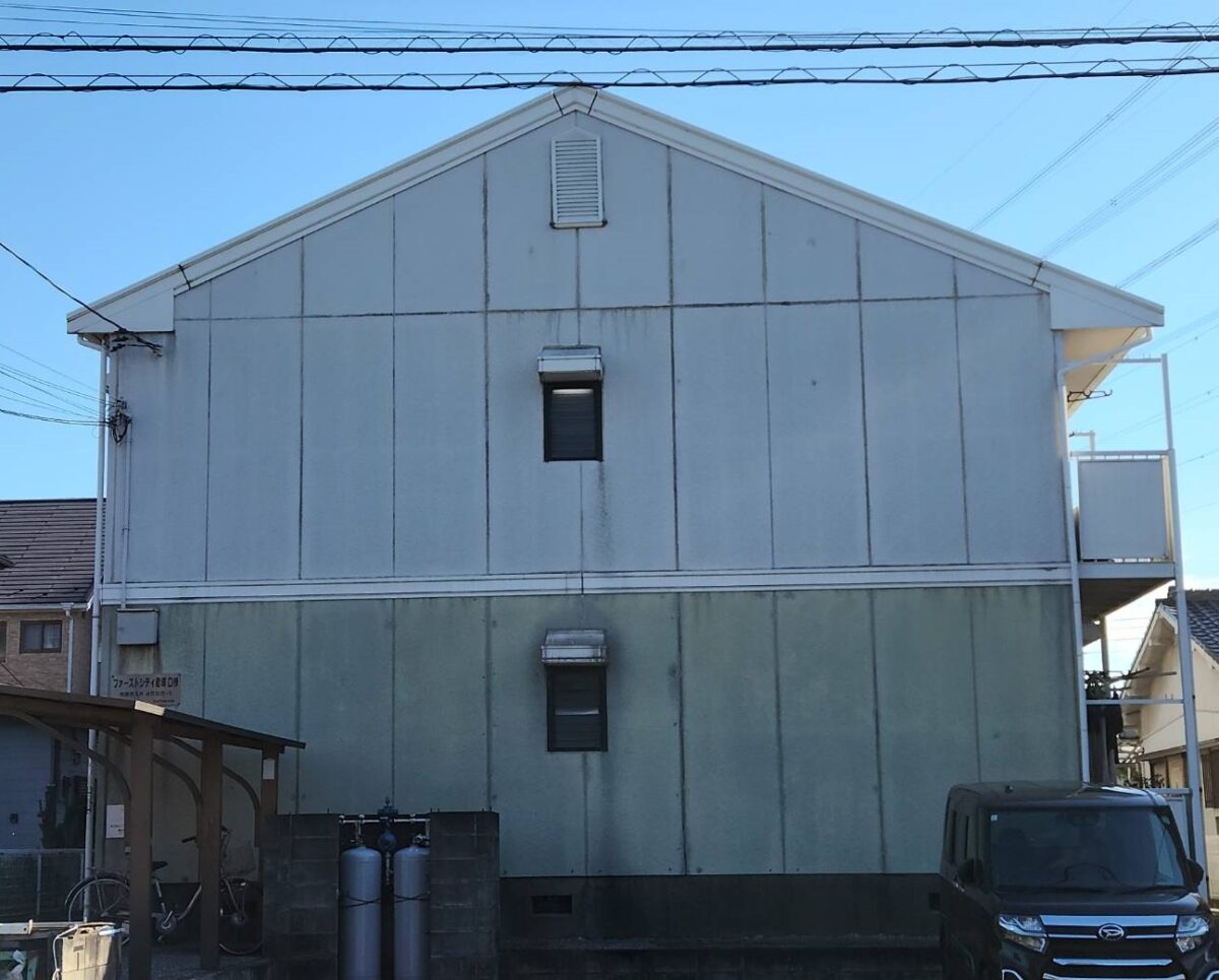 プレミアム無機塗料で長期間の美観と耐久性を実現させアパートの入居率アップに貢献！