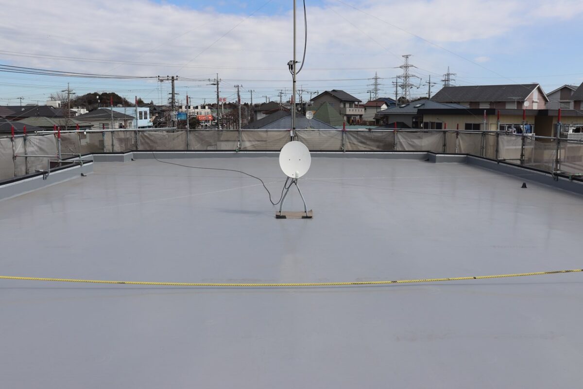 【市原市】千葉県市原市アパート　防水工事 密着工法