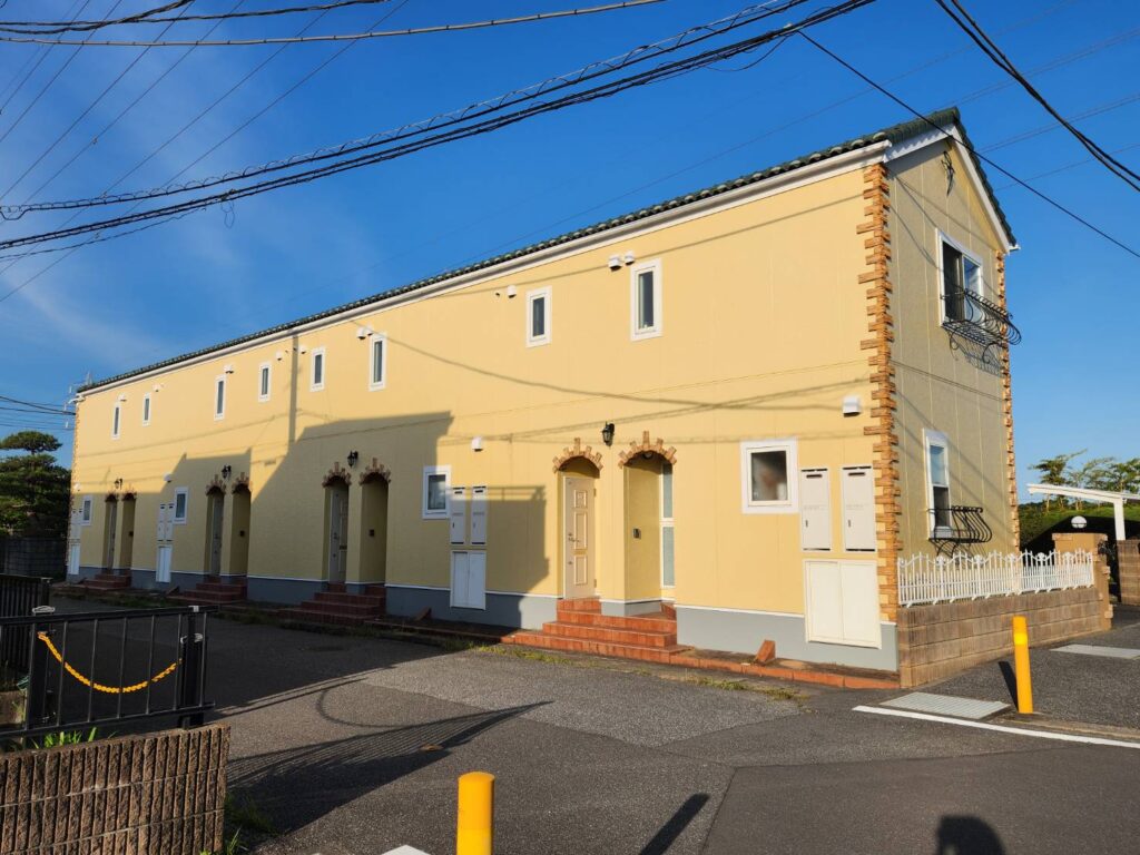 千葉県市原市アパート　外壁塗装工事完了