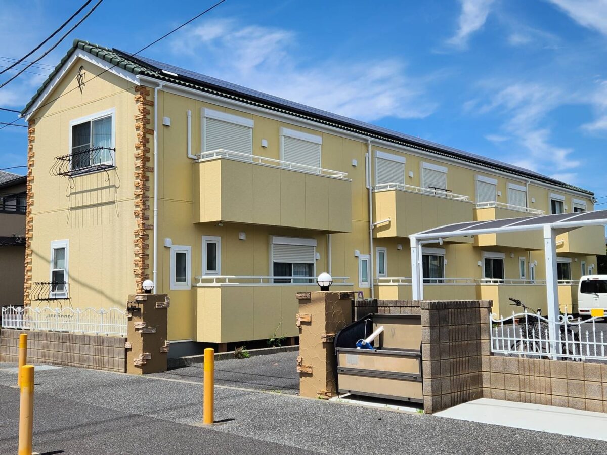【市原市】千葉県市原市アパート　外壁塗装工事